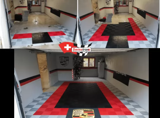 Boden für die Garage