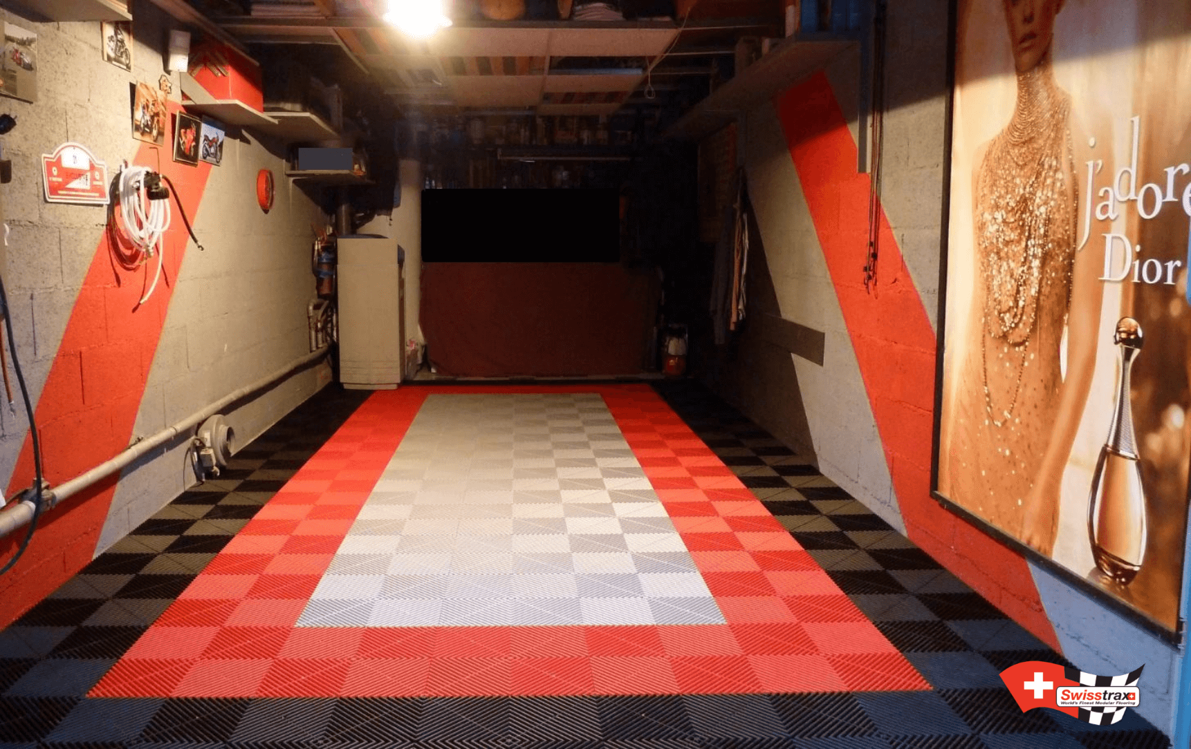 Garagenboden mit Klicksystem – SWISSTRAX