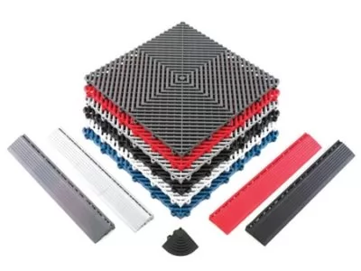 Installation Bodenplatten mit Clip-System