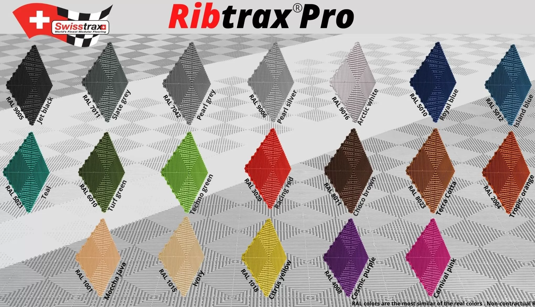 Die RIBTRAX Farben
