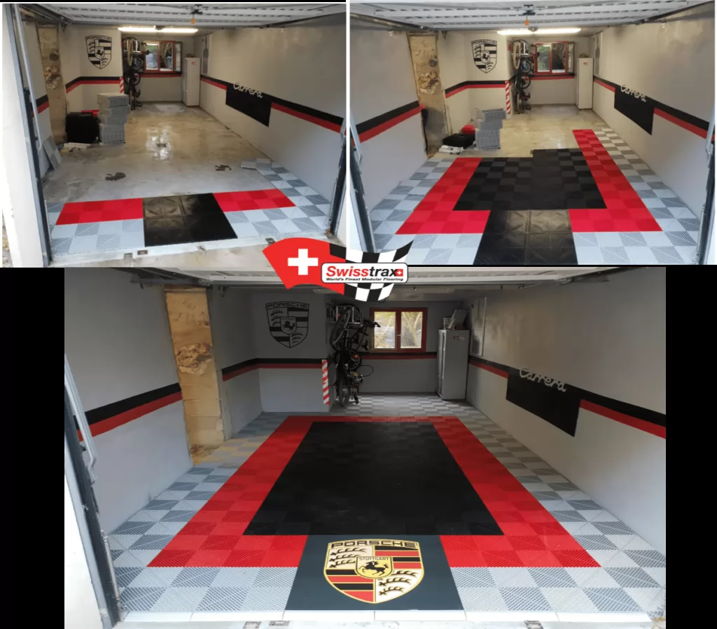 Garage-Boden-vorher-nachher mit Logo