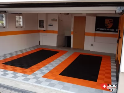 Garagenboden mit 2 Auto-Stellplätzen