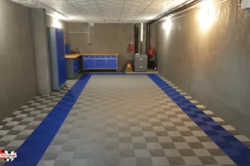 Pearl Grey und Royal Blue Ribtrax Platten