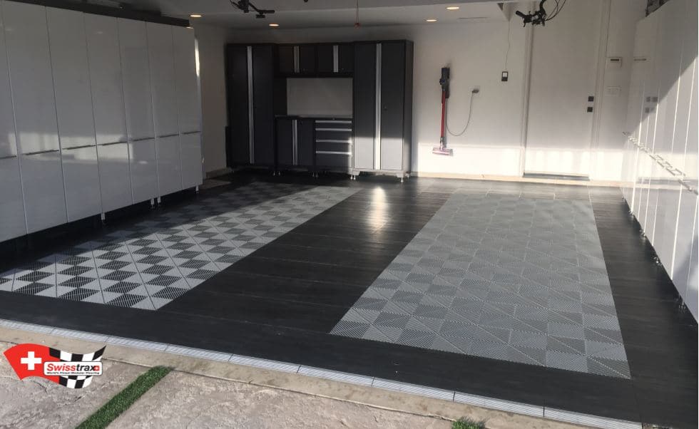 Garagenboden mit Klicksystem – SWISSTRAX