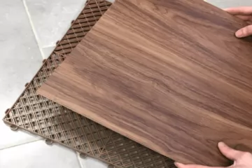 Platten mit Holzmaserungs-Effekt
