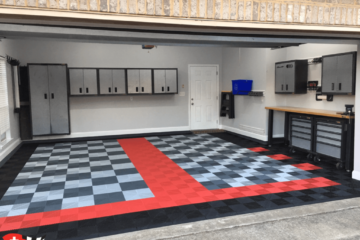 Ribtrax Garagenboden mit 2 Auto-Stellplätzen