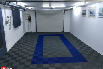 Slate Grey und Royal Blue Ribtrax Platten