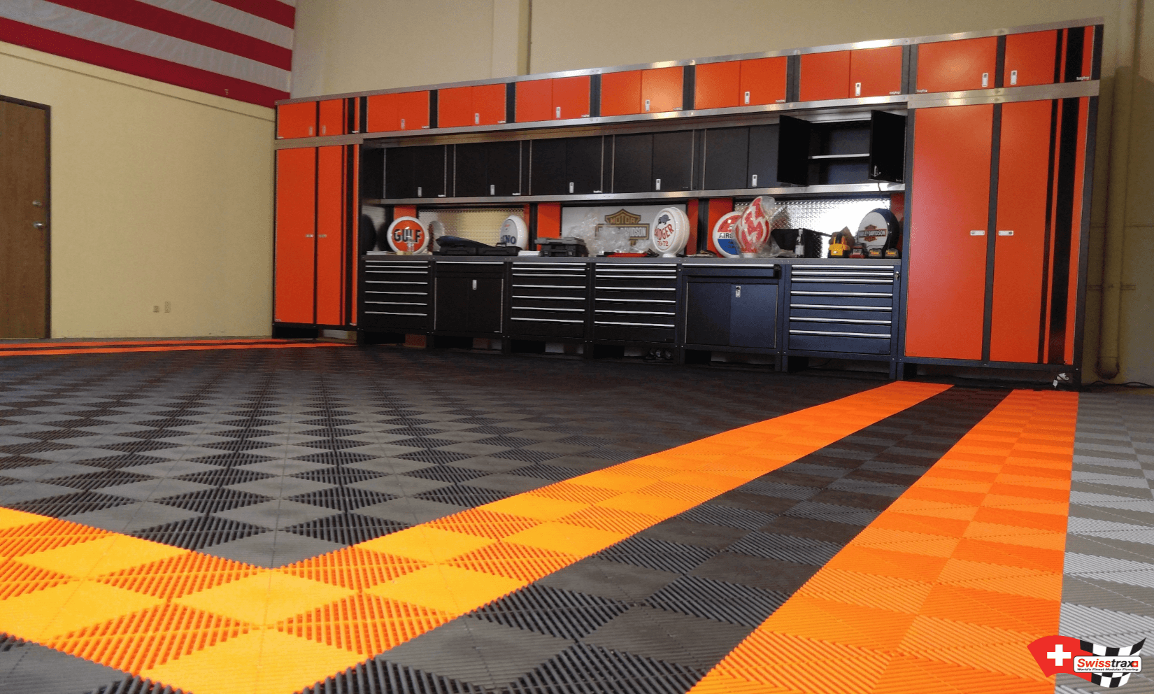 Garagenboden mit Klicksystem – SWISSTRAX