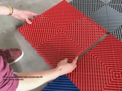 Installation Bodenplatten mit Clip-System