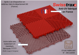 Farben und Muster der SWISSTRAX-Bodenplatten