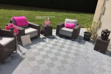Ribtrax-Platte Silver Grey