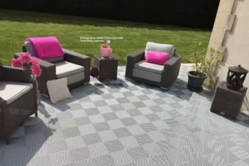 Ribtrax-Platte Silver Grey