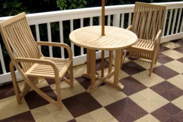 Ribtrax-Platten Chocolat Brown und Ivory